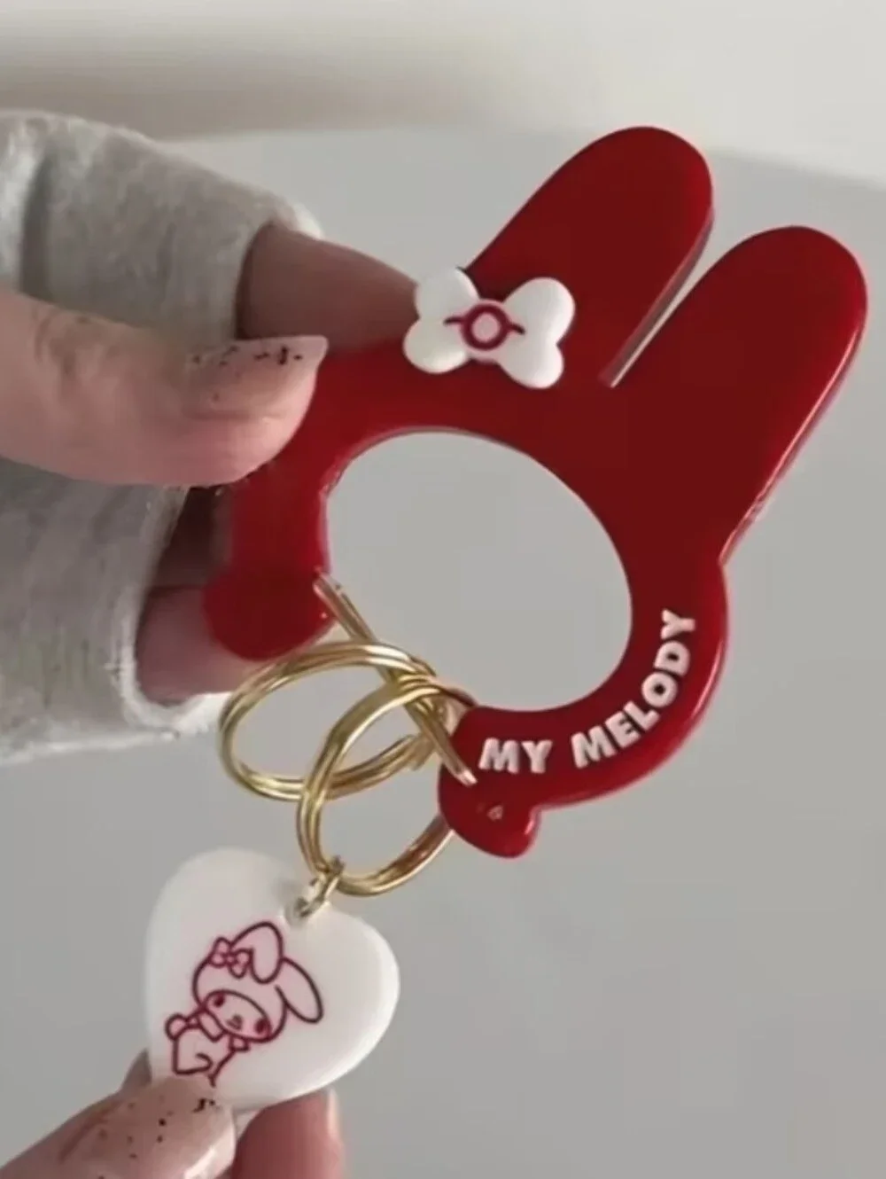 My Melody Red Keyring ✨️❤️ Bag Charm Kawaii